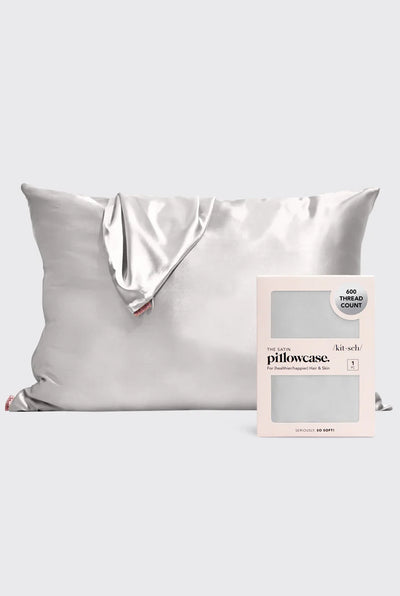 Kitsch Satin Pillowcase - Silver