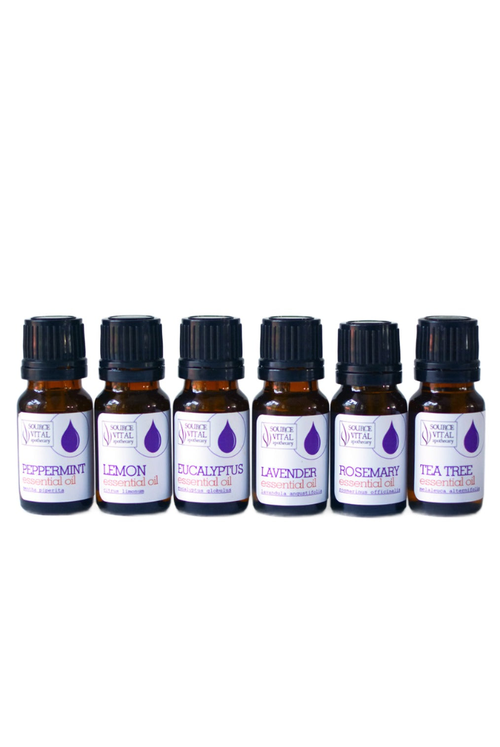 100% Pure STARTER Set of 6 Essential Oils for SMART Aroma Diffuser